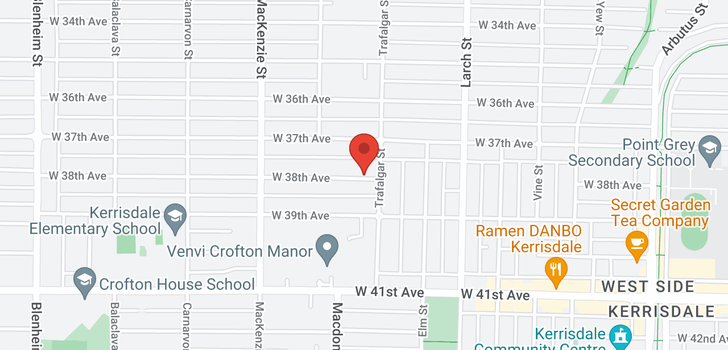 map of 2755 W 38TH AVENUE